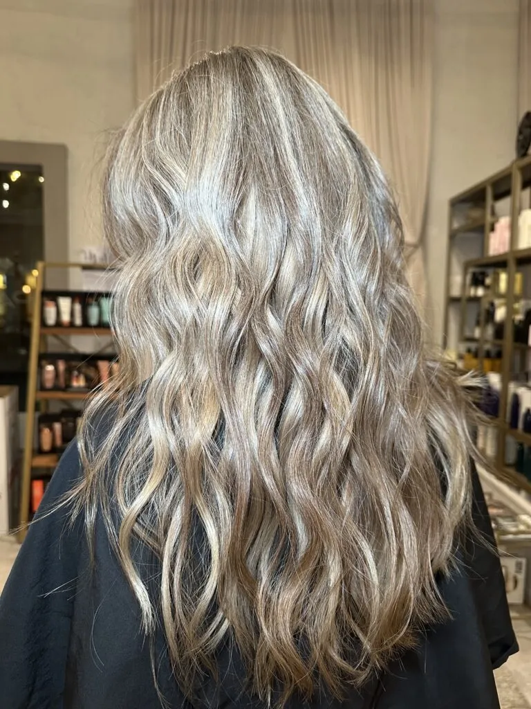 Professional hair coloring and highlights at Pariz Salon